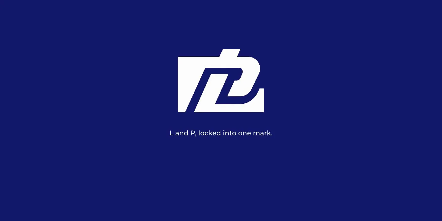 One idea: L and P, locked together